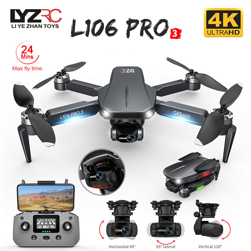 Drone Gimbal 2 Axis - FPV 접이식 GPS RC 쿼드콥터, L106