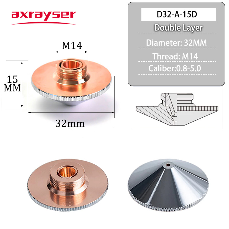 Raytools 레이저 노즐 단일 이중층 직경 32mm - Holy Stone Drone Hs720 리뷰 및 가격