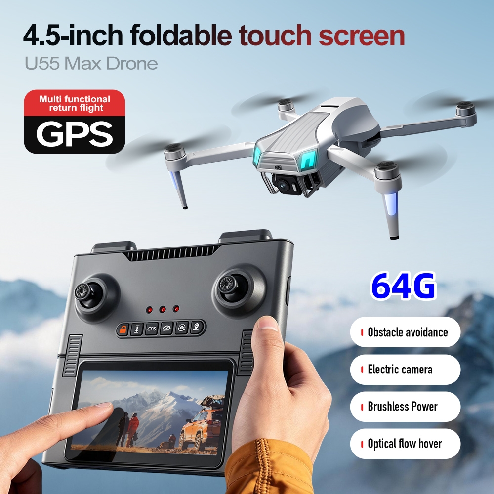 NCZOBOE U55 프로페셔널 GPS 드론 (카메라, - Drone Gimbal 2 Axis 리뷰 및 가격