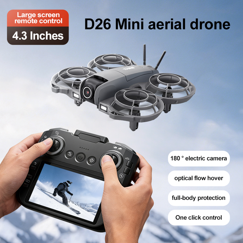 D26 드론 4K 항공 HD 180 °   카메라 드론 - Drone Gimbal 2 Axis 리뷰 및 가격